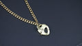 DRAGON SKULL CUBAN CHAIN | 龙颅古巴链 - Gold